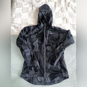 Patagonia Lightweight Houdini Full Zip Jacket Camouflage Discontinued Size S